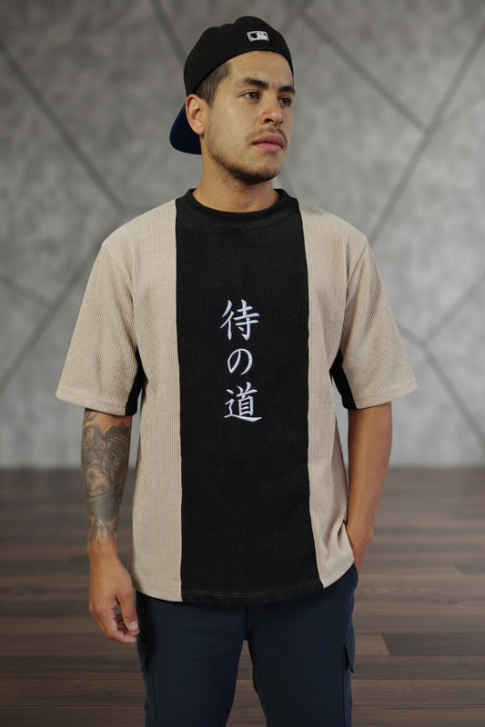 Camiseta Bicolor en Pana 'Éxito'